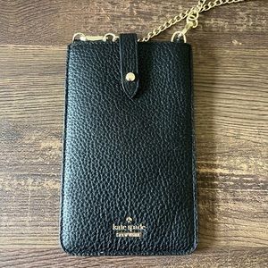 Kate Spade Mini Wallet with shoulder chain.